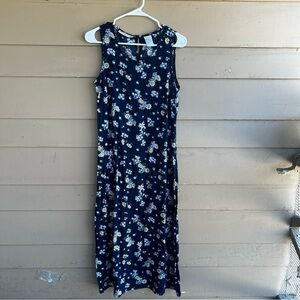 Vintage 90's Daisy Maxi Dress - Size 6
